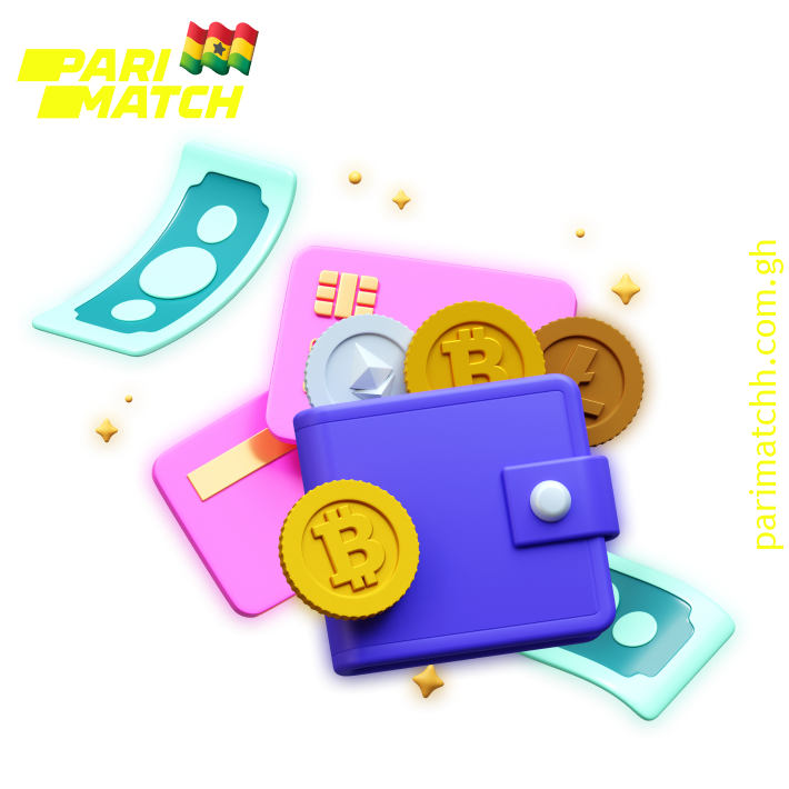 Parimatch offers users from Ghana several ways to top up their accounts